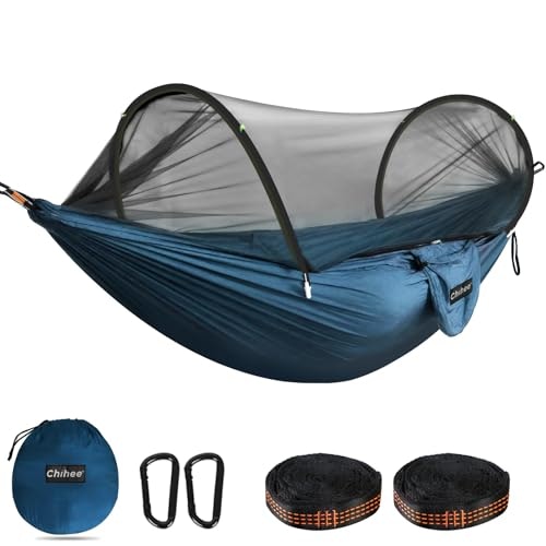 Chihee Ultra-Light Travel Camping Hammock with Net: $22.94 Chihee Ultra-Light Travel Camping Hammock with Net: $22.94