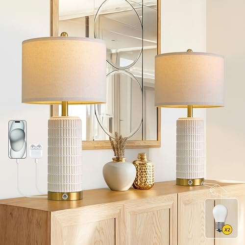 PoKat 25-Inch Touch Bedside Table Lamp with 2 USB Ports: $84.99 PoKat 25-Inch Touch Bedside Table Lamp with 2 USB Ports: $84.99