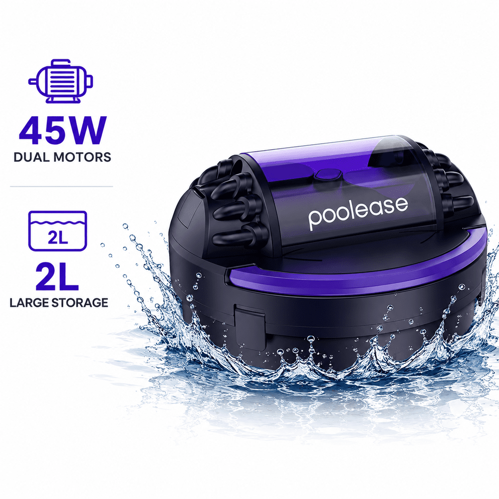 Poolease Cordless Robotic Pool Cleaner: $102.29 Poolease Cordless Robotic Pool Cleaner: $102.29