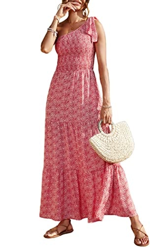 Prettygarden Women's One-Shoulder Boho Maxi Dress: $35.19 Prettygarden Women's One-Shoulder Boho Maxi Dress: $35.19