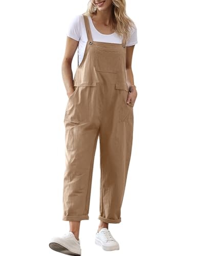 Yesno Women's Long Casual Loose Bib Overalls: $24.99