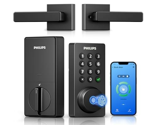 Philips WiFi Keypad Deadbolt with Handle: $104.48 Philips WiFi Keypad Deadbolt with Handle: $104.48