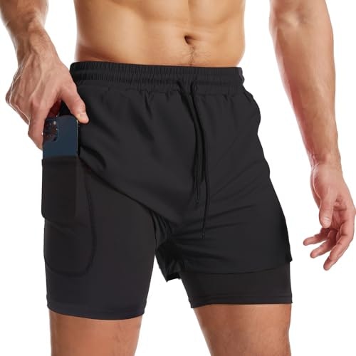 Surenow Men's 2-in-1 Athletic Running Shorts: $14.19 Surenow Men's 2-in-1 Athletic Running Shorts: $14.19