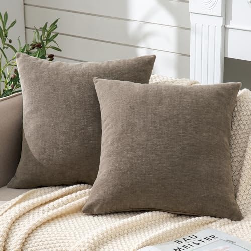 Gawamay 16" x 16" Chenille Throw Pillow Covers 2-Pack: $12.79 Gawamay 16" x 16" Chenille Throw Pillow Covers 2-Pack: $12.79