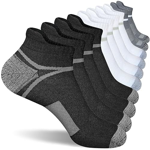 Suaskk Men's Cushioned Athletic Ankle Socks 5-Pack: $13.93 Suaskk Men's Cushioned Athletic Ankle Socks 5-Pack: $13.93