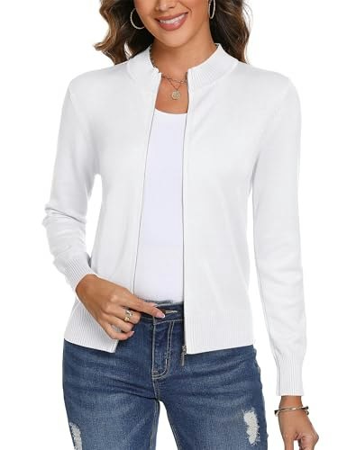 Totatuit Women's Zip-Up Knit Sweater: $16.99 Totatuit Women's Zip-Up Knit Sweater: $16.99