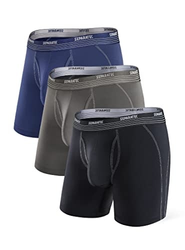 Separatec Men's Long Boxer Briefs 3-Pack: $27.74 Separatec Men's Long Boxer Briefs 3-Pack: $27.74