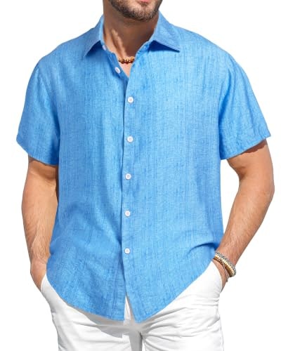 Bojin Men's Hawaiian Button Down Shirt: $14.99 Bojin Men's Hawaiian Button Down Shirt: $14.99