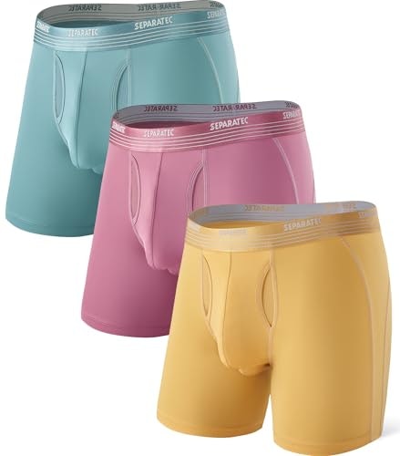 Separatec Men's Long Boxer Briefs 3-Pack: $27.73 Separatec Men's Long Boxer Briefs 3-Pack: $27.73