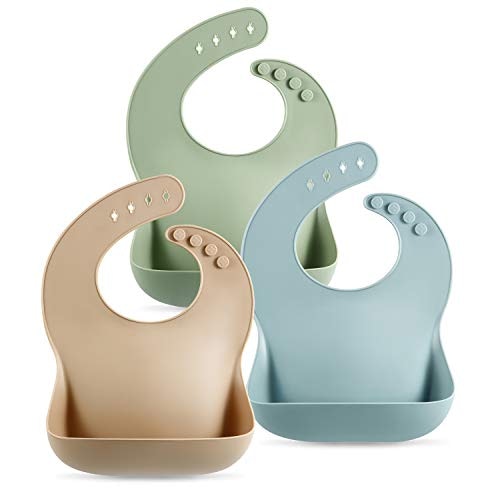 PandaEar Silicone Baby Bib 3-Pack: $8.21 PandaEar Silicone Baby Bib 3-Pack: $8.21