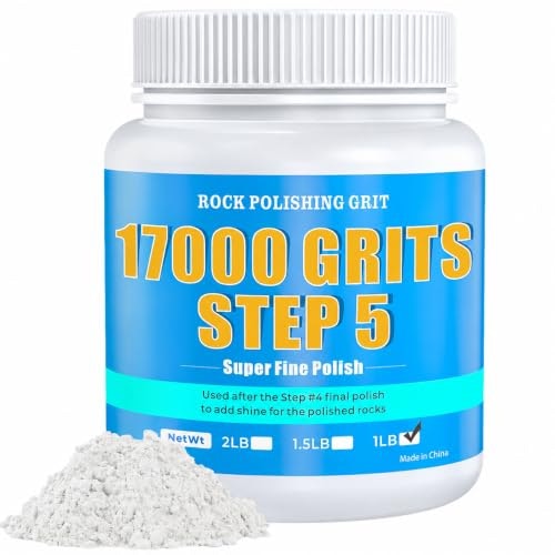 17,000-Grit Aluminum Oxide Rock Tumbler Final Polish: $28.48