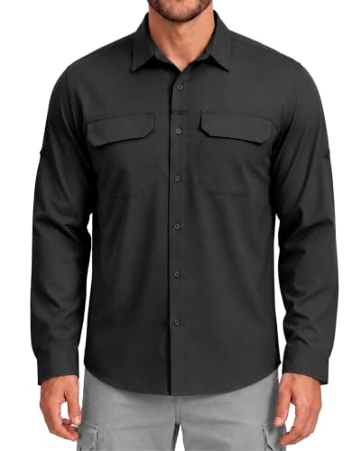 Men's UPF 50+ Quick Dry Long Sleeve Fishing Shirt: $18.99 Men's UPF 50+ Quick Dry Long Sleeve Fishing Shirt: $18.99