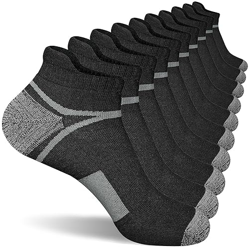Suaskk Men's Cushioned Athletic Ankle Socks 5-Pack: $14.87 Suaskk Men's Cushioned Athletic Ankle Socks 5-Pack: $14.87