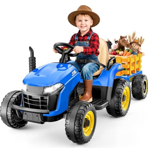 Arbeli 12V 7Ah Kids Ride-On Tractor with Trailer: $159.98 Arbeli 12V 7Ah Kids Ride-On Tractor with Trailer: $159.98