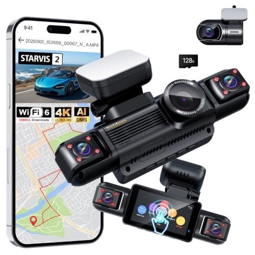 Neideso N300Pro 4K 4-Channel 360-Degree Dash Cam: $179.99 Neideso N300Pro 4K 4-Channel 360-Degree Dash Cam: $179.99