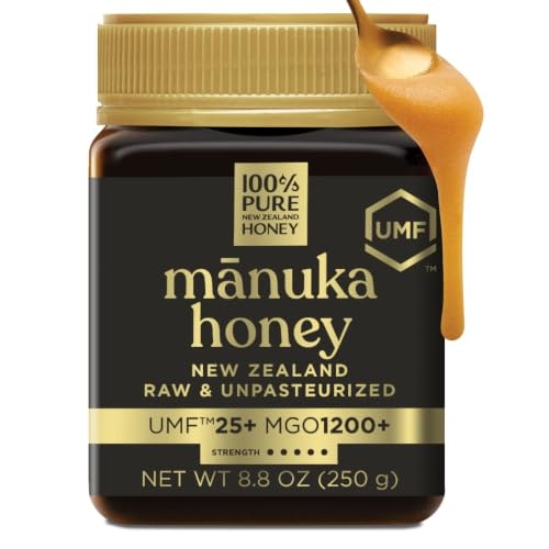 100% Pure New Zealand UMF25+ MGO 1200+ Raw Honey 8.8-oz. Jar: $122.95