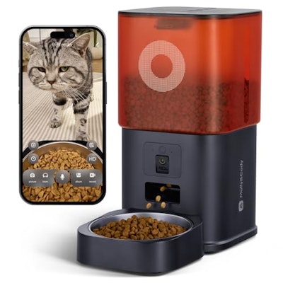 Automatic Cat Feeder with Camera 6L for $70 + free shipping