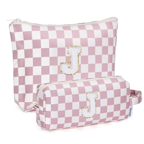 Narwey Initial Makeup Bag: $8.99