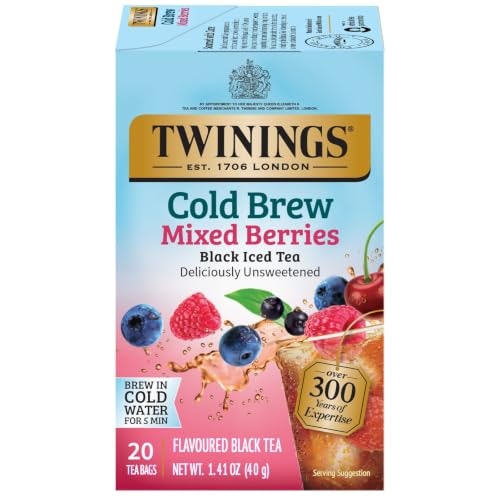 Twinings Mixed Berries Cold Brew Iced Tea 20-Count: $4.39 Twinings Mixed Berries Cold Brew Iced Tea 20-Count: $4.39