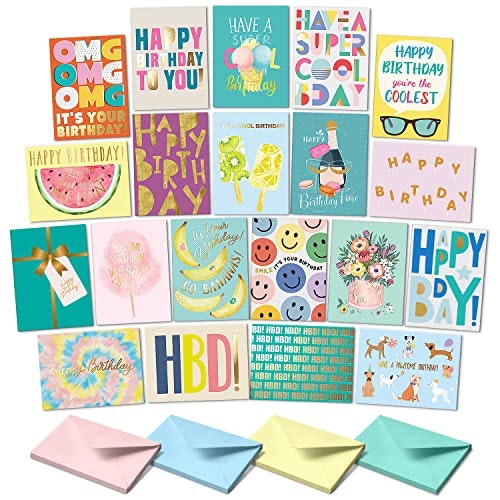 Sweetzer & Orange Birthday Greeting Cards 20-Pack: $9.49 Sweetzer & Orange Birthday Greeting Cards 20-Pack: $9.49