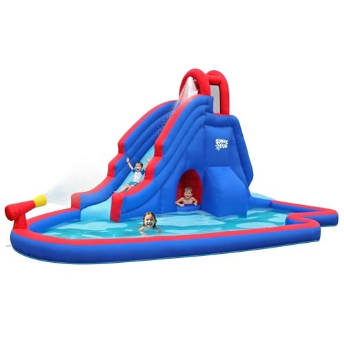 Sunny & Fun Inflatable Water Slide Park: $299.98 Sunny & Fun Inflatable Water Slide Park: $299.98