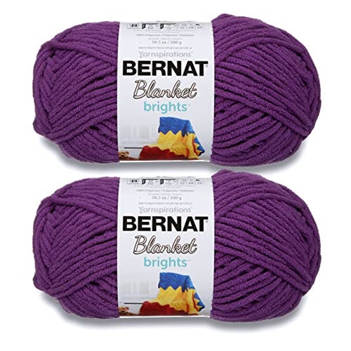 Bernat Blanket Brights Chenille Crochet Yarn 2-Pack: $17.98