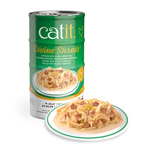 Catit Divine Shreds Chicken with Liver and Broccoli Wet Cat Food: $7.03 Catit Divine Shreds Chicken with Liver and Broccoli Wet Cat Food: $7.03