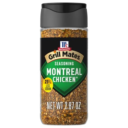 McCormick Grill Mates 25% Less Sodium Montreal Chicken Seasoning 2.87-oz. Shaker: $1.97