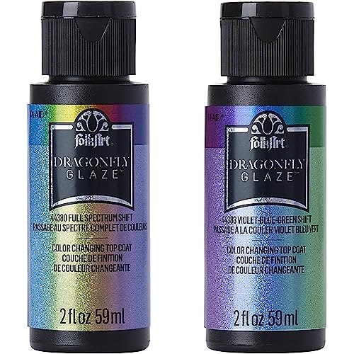 FolkArt Dragonfly Glaze Watercolor Paint 2-oz. Bottle: $12.48