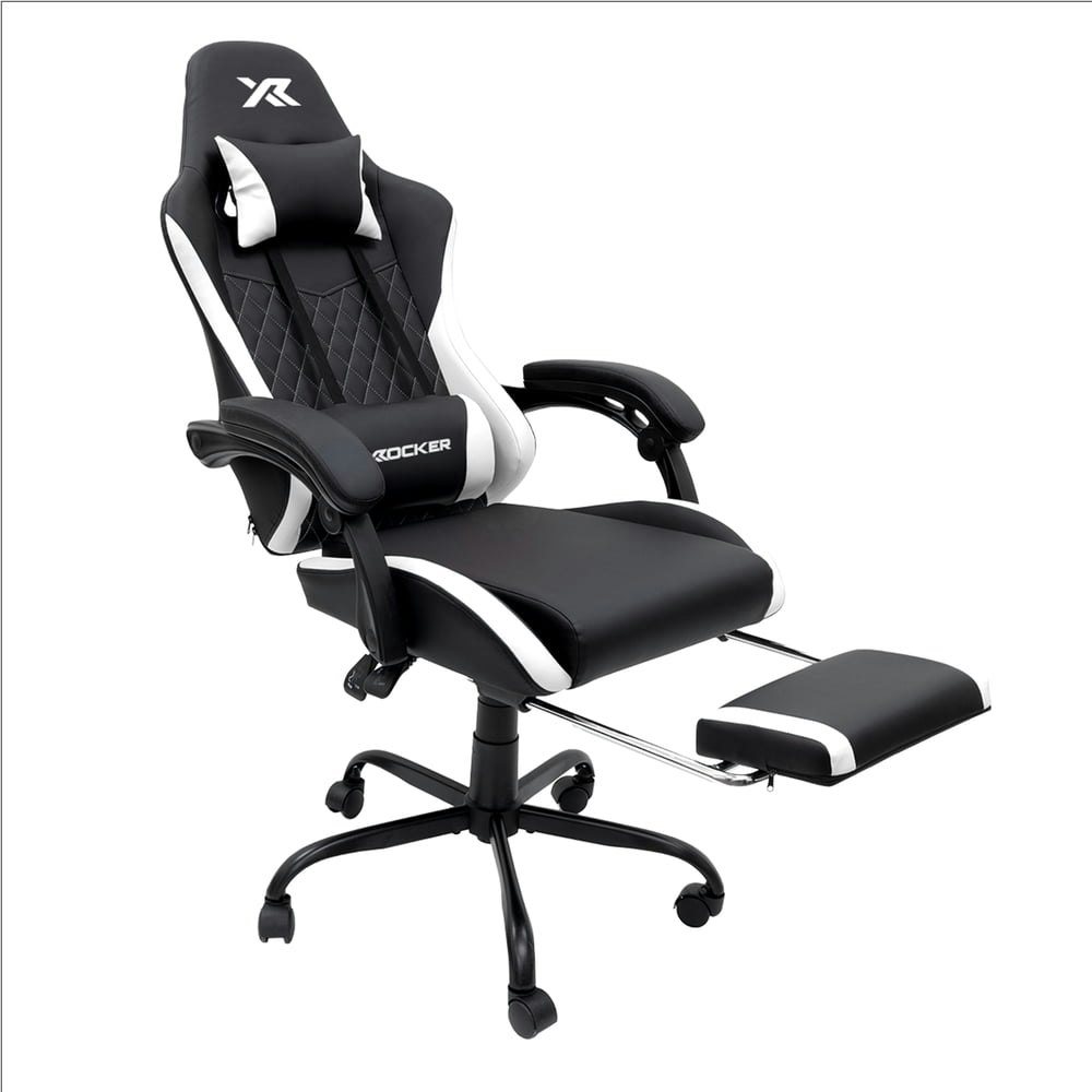 X Rocker Apex Gaming Chair with Massage Function and Footrest: $69 X Rocker Apex Gaming Chair with Massage Function and Footrest: $69