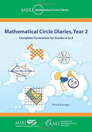 Mathematical Circle Diaries Year 2 Curriculum for Grades 6-8: $38.57