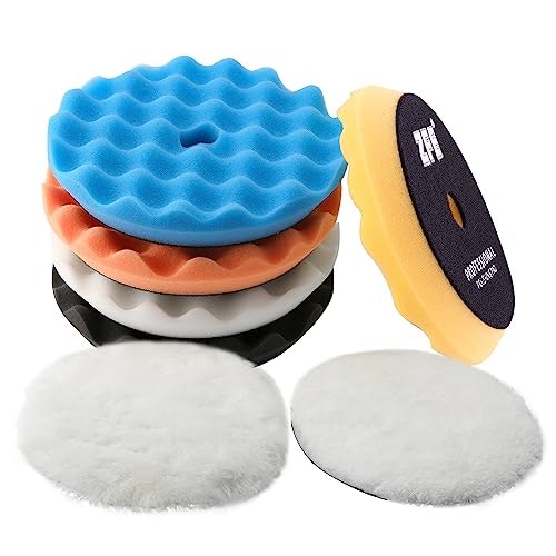 ZFE 6-Inch Waffle Foam Buffing and Polishing Pad 7-Piece Kit: $21.85 ZFE 6-Inch Waffle Foam Buffing and Polishing Pad 7-Piece Kit: $21.85