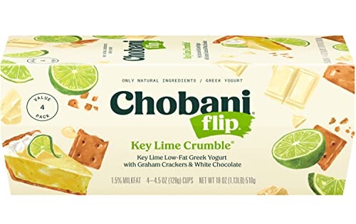 Chobani Flip Key Lime Crumble Low-Fat Greek Yogurt 4-Pack: $5.58