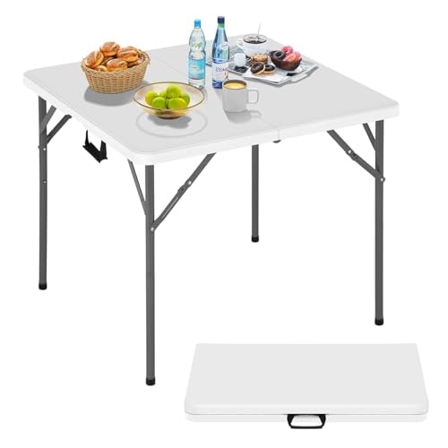 Pikaqtop 34-Inch Square Folding Plastic Table: $47.88 Pikaqtop 34-Inch Square Folding Plastic Table: $47.88