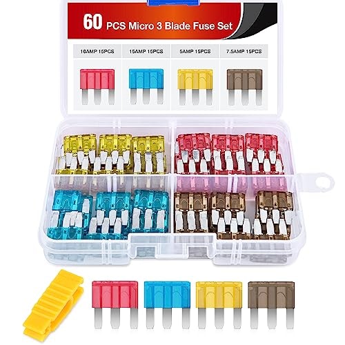 Nilight 60-Piece Micro3 Fuse Assortment Kit: $17.31 Nilight 60-Piece Micro3 Fuse Assortment Kit: $17.31