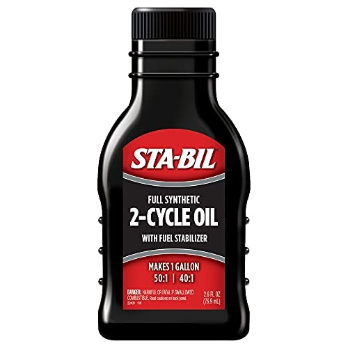 Sta-bil Full Synthetic 2-Cycle Oil 2.6-oz.: $3.19 Sta-bil Full Synthetic 2-Cycle Oil 2.6-oz.: $3.19