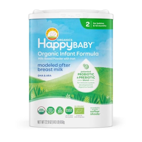 Happy Baby Stage 2 Organic Infant Formula 22.9oz: $27.74 Happy Baby Stage 2 Organic Infant Formula 22.9oz: $27.74