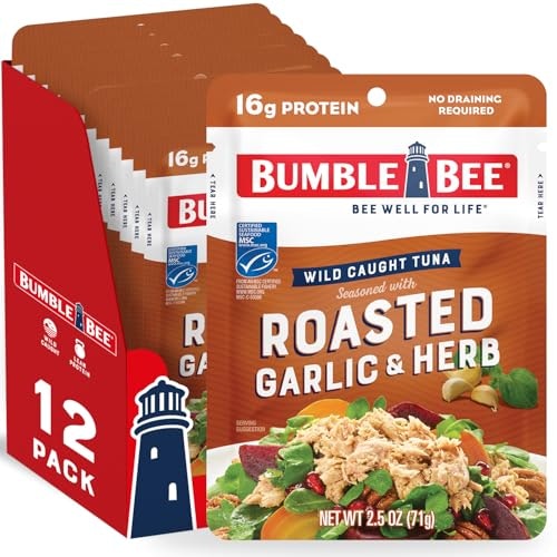 Bumble Bee Roasted Garlic & Herb Seasoned Tuna Pouch 12-Pack: $11.83 Bumble Bee Roasted Garlic & Herb Seasoned Tuna Pouch 12-Pack: $11.83