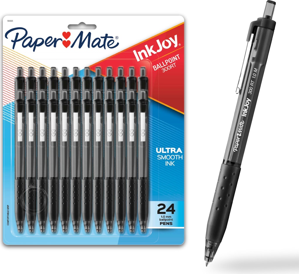 Paper Mate InkJoy 300RT Retractable Ballpoint Pens, 24 Count: $6.52
