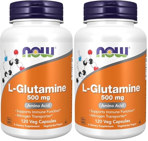 Now Foods L-Glutamine 500mg 120-Capsule Bottle 2-Pack: $17.80 Now Foods L-Glutamine 500mg 120-Capsule Bottle 2-Pack: $17.80