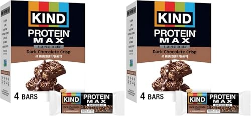Kind Protein Max Dark Chocolate Crisp 20g Protein Bars 8-Count: $15.58 Kind Protein Max Dark Chocolate Crisp 20g Protein Bars 8-Count: $15.58