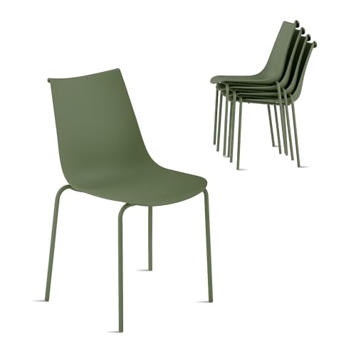 Kislot Stackable Dining Chairs 4-Pack: $152.99 Kislot Stackable Dining Chairs 4-Pack: $152.99