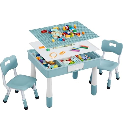 Cufun 4-in-1 Kids Activity Table and 2-Chair Set: $107.99 Cufun 4-in-1 Kids Activity Table and 2-Chair Set: $107.99