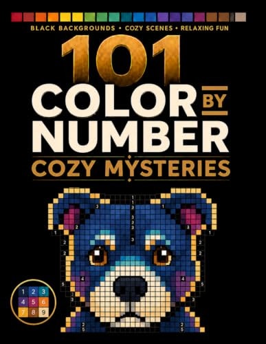 101 Color by Number Cozy Mysteries Coloring Book: $13.97 101 Color by Number Cozy Mysteries Coloring Book: $13.97