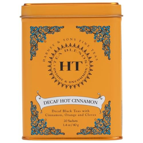 Harney and Sons Decaf Hot Cinnamon Spice Tea 20-Sachet Tin: $4.75 Harney and Sons Decaf Hot Cinnamon Spice Tea 20-Sachet Tin: $4.75