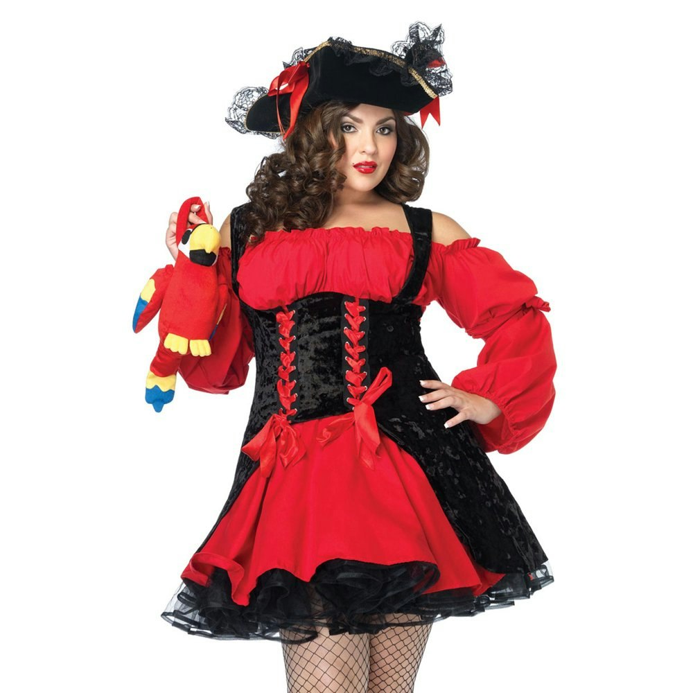 Leg Avenue Women's Red Vixen Pirate Costume: $44.99 Leg Avenue Women's Red Vixen Pirate Costume: $44.99