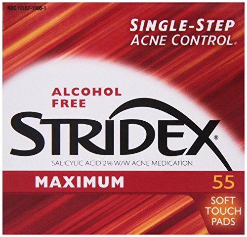 Stridex Maximum Salicylic Acid Acne Pads 55-Count: $3.74