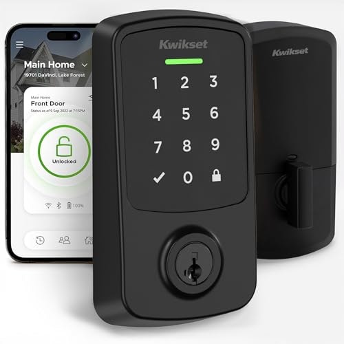 Kwikset Aura Reach Matter Over Thread Smart Deadbolt: $159 Kwikset Aura Reach Matter Over Thread Smart Deadbolt: $159