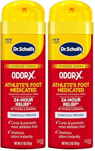Dr. Scholl's Athlete's Foot Medicated Spray Powder 4.7oz 2-Pack: $9.04 Dr. Scholl's Athlete's Foot Medicated Spray Powder 4.7oz 2-Pack: $9.04