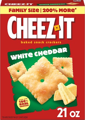 Cheez-It 21-oz. White Cheddar Cheese Crackers for 2 for $7.73 w/ Sub & Save + free shipping w/ Prime